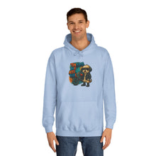 Tiny Dog College Hoodie, Unisex Sweatshirt, Cozy College Gear, Funny Animal Apparel, Cute Pet Lover Gift, Casual Wear