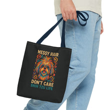 I Speak Fluent Shih Tzu – Neon Funny Dog Tote Bag | Gift for Shih Tzu Moms & Small Dog Lovers