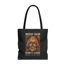 I Speak Fluent Shih Tzu – Neon Funny Dog Tote Bag | Gift for Shih Tzu Moms & Small Dog Lovers