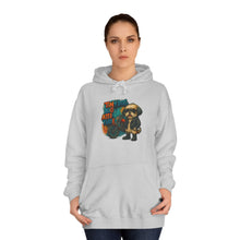 Tiny Dog College Hoodie, Unisex Sweatshirt, Cozy College Gear, Funny Animal Apparel, Cute Pet Lover Gift, Casual Wear