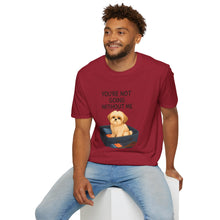 You’re Not Going Without Me T-Shirt | Velcro Dog Humor Tee, Funny Shih Tzu Shadow Shirt, Pet Clingy Life Gift