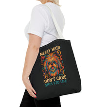 I Speak Fluent Shih Tzu – Neon Funny Dog Tote Bag | Gift for Shih Tzu Moms & Small Dog Lovers