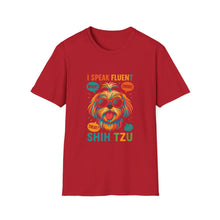 I Speak Fluent Shih Tzu T-Shirt | Funny Dog Communication Tee, Cute Shih Tzu Humor Shirt, Pet Parent Gift
