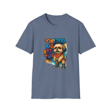 Tiny Dog, Big Attitude T-Shirt | Sassy Shih Tzu Humor Tee, Funny Pet Personality Shirt, Dog Owner Gift