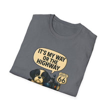 Vintage Dog Motorcycle T-Shirt, Funny Pet Tee, Gift for Dog Lovers, Road Trip Apparel, Cute Animal Shirt, Casual Everyday Wear