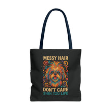 I Speak Fluent Shih Tzu – Neon Funny Dog Tote Bag | Gift for Shih Tzu Moms & Small Dog Lovers