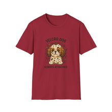 Velcro Dog Always Attached T-Shirt | Clingy Shih Tzu Shirt, Funny Pet Parent Tee, Dog Lover Gift, Cute Unisex Dog Apparel