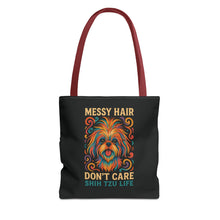 I Speak Fluent Shih Tzu – Neon Funny Dog Tote Bag | Gift for Shih Tzu Moms & Small Dog Lovers