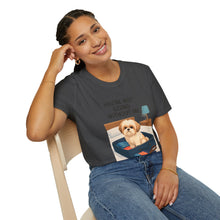 You Are Not Going Without Me T-Shirt (Transparent) | Funny Shih Tzu Tee, Dog Lover Gift, Pet Mom Shirt for Everyday Wear