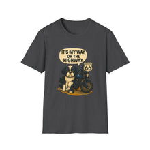 Vintage Dog Motorcycle T-Shirt, Funny Pet Tee, Gift for Dog Lovers, Road Trip Apparel, Cute Animal Shirt, Casual Everyday Wear