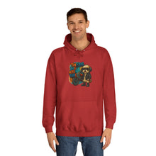 Tiny Dog College Hoodie, Unisex Sweatshirt, Cozy College Gear, Funny Animal Apparel, Cute Pet Lover Gift, Casual Wear