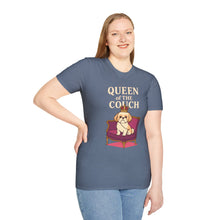 Queen of the Couch T-Shirt (Transparent) | Funny Shih Tzu Mom Tee, Dog Lover Gift, Cute Unisex Dog Shirt → Clean, keyword-rich, includes 