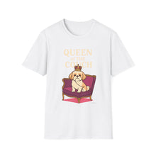 Queen of the Couch T-Shirt (Transparent) | Funny Shih Tzu Mom Tee, Dog Lover Gift, Cute Unisex Dog Shirt → Clean, keyword-rich, includes 