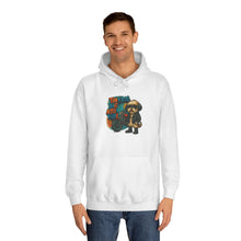 Tiny Dog College Hoodie, Unisex Sweatshirt, Cozy College Gear, Funny Animal Apparel, Cute Pet Lover Gift, Casual Wear