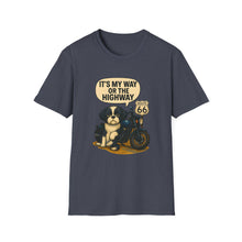 Vintage Dog Motorcycle T-Shirt, Funny Pet Tee, Gift for Dog Lovers, Road Trip Apparel, Cute Animal Shirt, Casual Everyday Wear