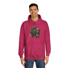 Tiny Dog College Hoodie, Unisex Sweatshirt, Cozy College Gear, Funny Animal Apparel, Cute Pet Lover Gift, Casual Wear