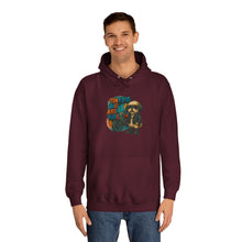 Tiny Dog College Hoodie, Unisex Sweatshirt, Cozy College Gear, Funny Animal Apparel, Cute Pet Lover Gift, Casual Wear