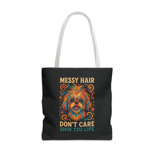 I Speak Fluent Shih Tzu – Neon Funny Dog Tote Bag | Gift for Shih Tzu Moms & Small Dog Lovers