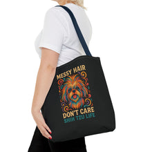 I Speak Fluent Shih Tzu – Neon Funny Dog Tote Bag | Gift for Shih Tzu Moms & Small Dog Lovers