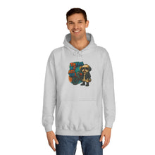 Tiny Dog College Hoodie, Unisex Sweatshirt, Cozy College Gear, Funny Animal Apparel, Cute Pet Lover Gift, Casual Wear